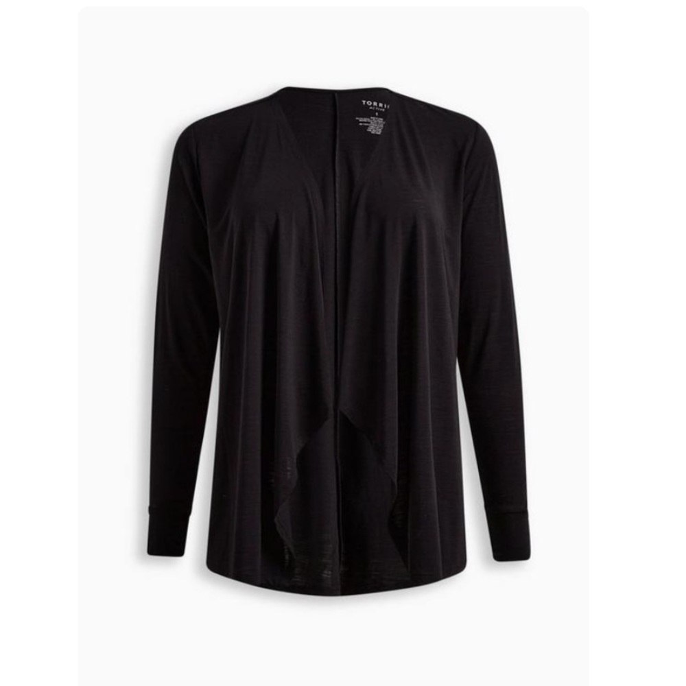 TORRID NWT Jersey No Closure Active Cardigan - Picture 4 of 5